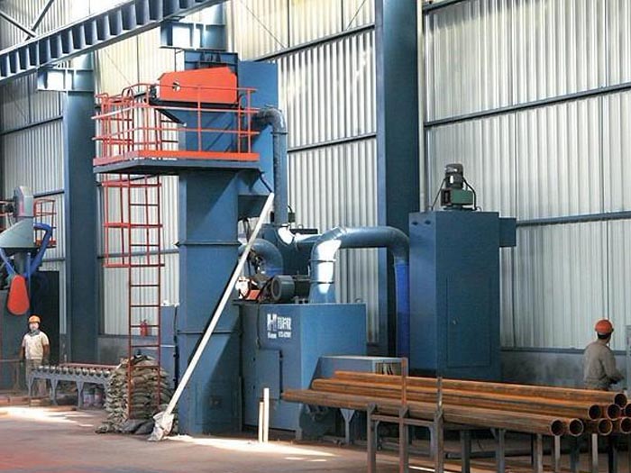 临夏网架杆件拋丸