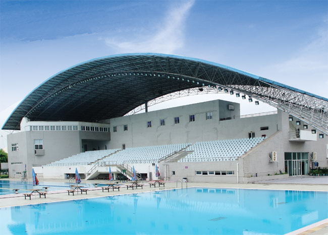 临夏游泳馆网架