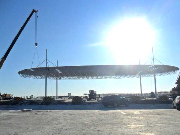 临夏加油站网架案例